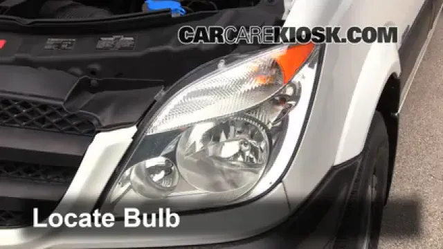 2011 Mercedes-Benz Sprinter 2500 3.0L V6 Turbo Diesel Standard Passenger Van Lights Highbeam (replace bulb)